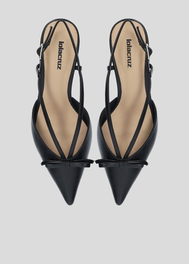 SATINA HEEL SANDALS