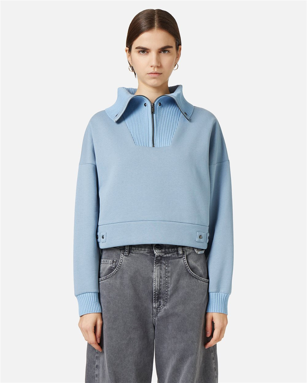 Cropped Sweatshirt Iceberg