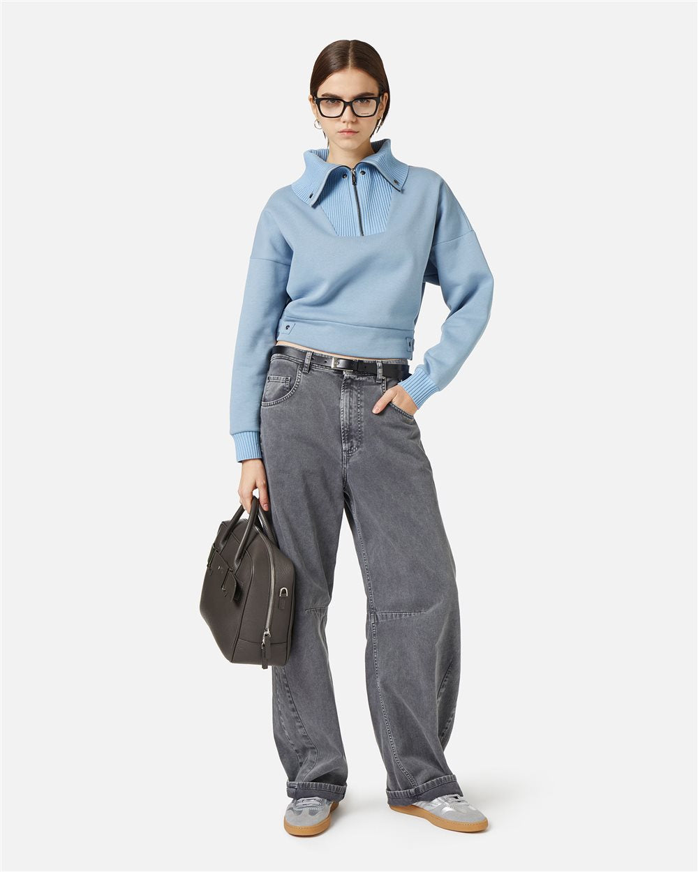 Cropped Sweatshirt Iceberg