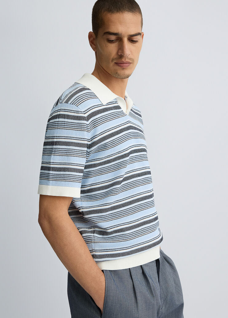 Polo Shirt | Elegância Casual Algodão Puro | Aqua Del Doq