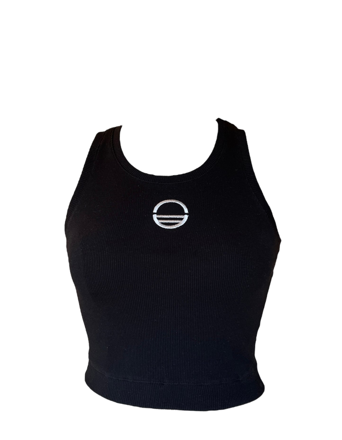 Crop top logo Aqua del Doq