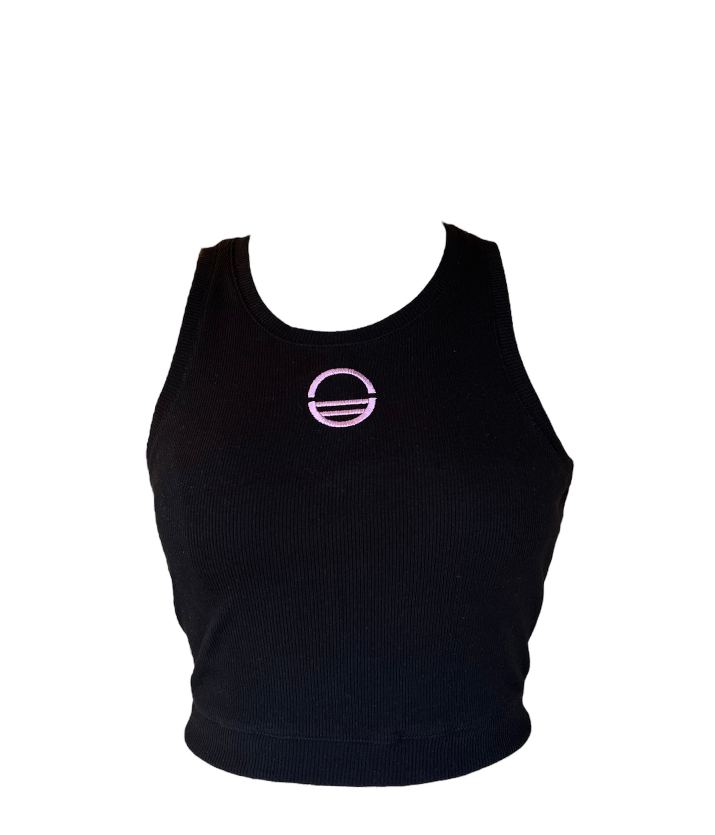 Crop top logo Aqua del Doq