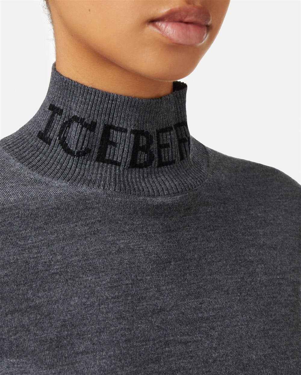 Mock-neck sweater