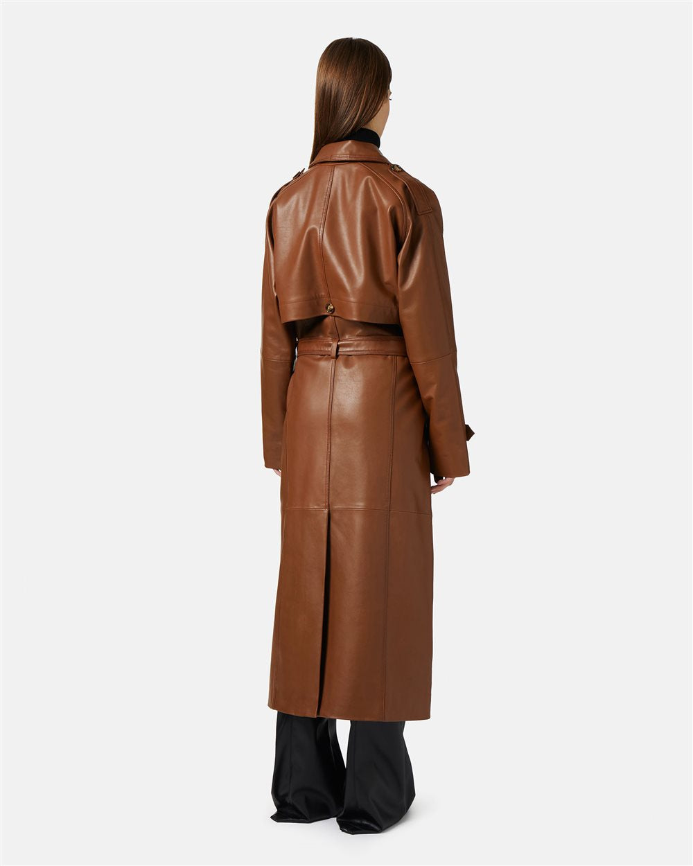 Long Leather Coat