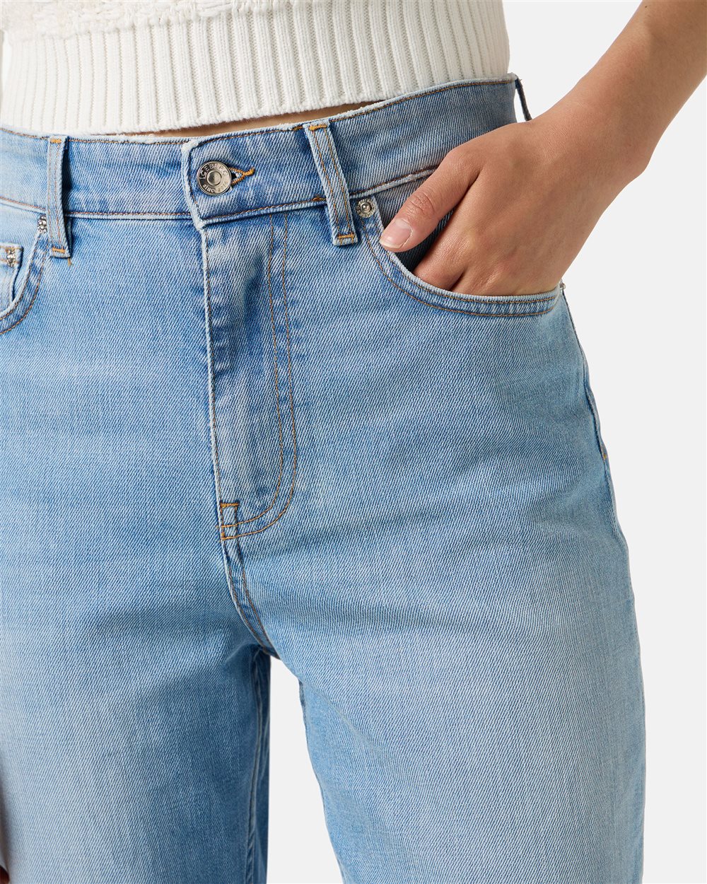 Mom Comfort fit 5-pocket Denim Trousers