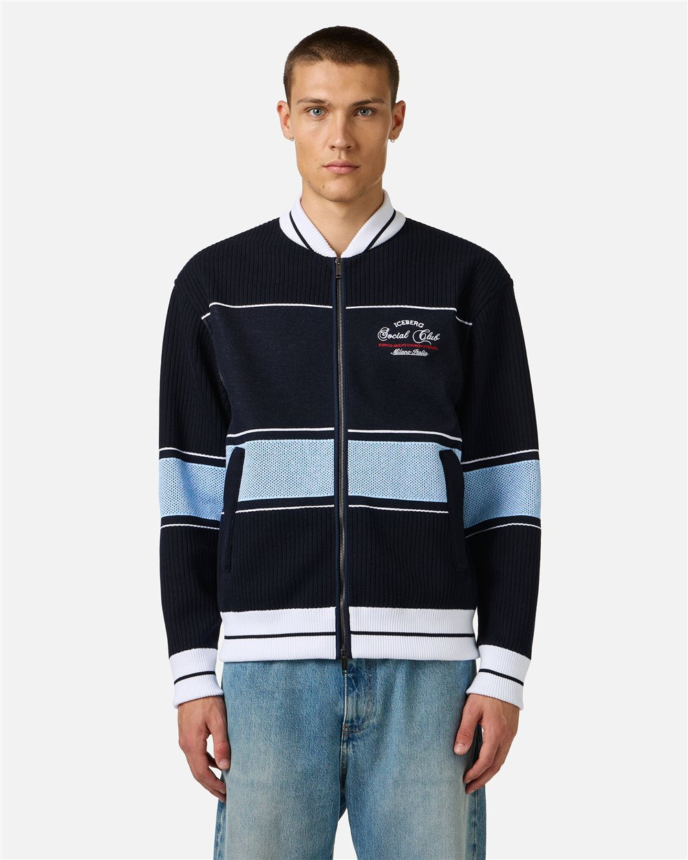 Jacquard-knit Iceberg