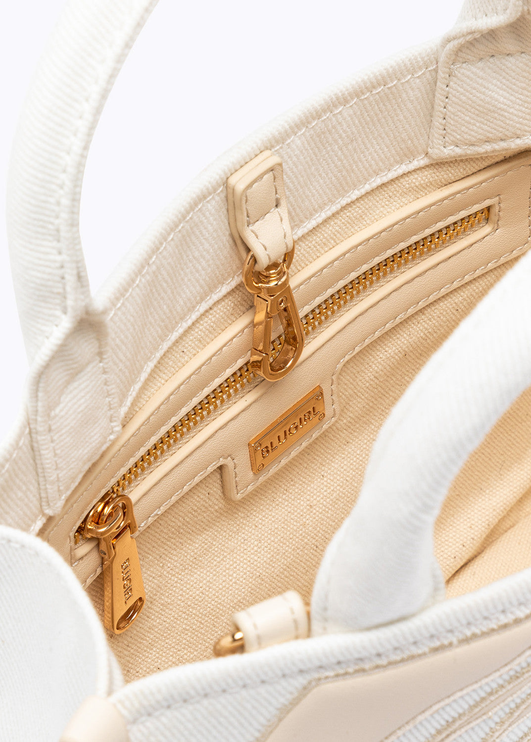 DENIM BAG WITH ROSE