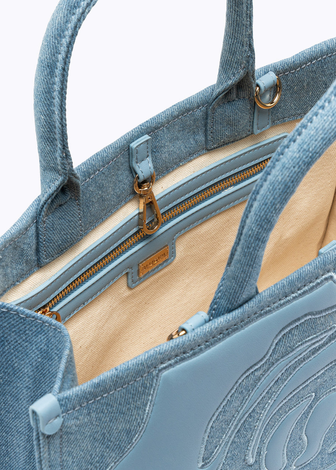 DENIM SHOPPER BAG