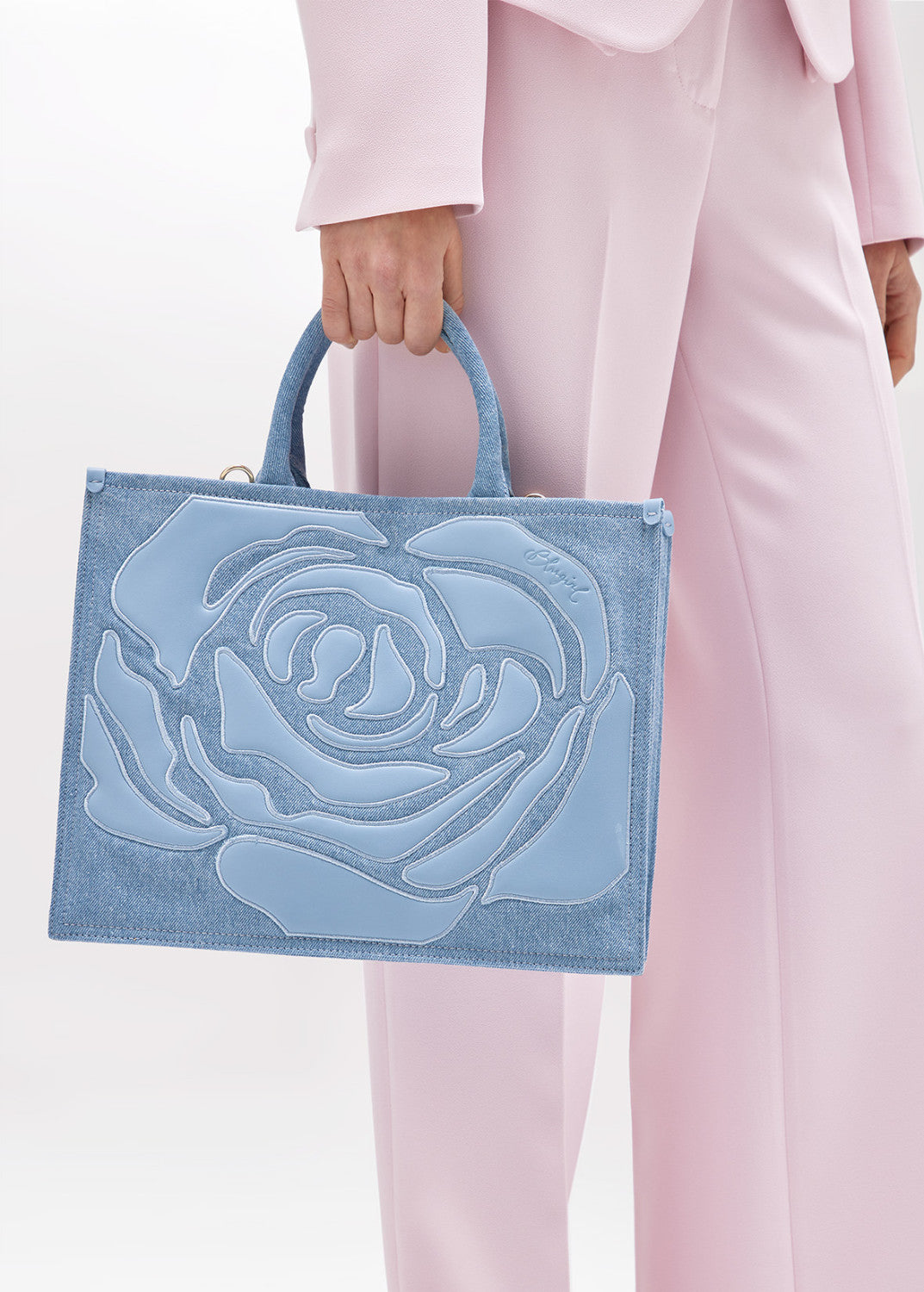 DENIM SHOPPER BAG