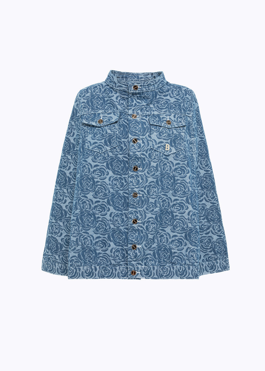 Capa Jacquard Rose Print