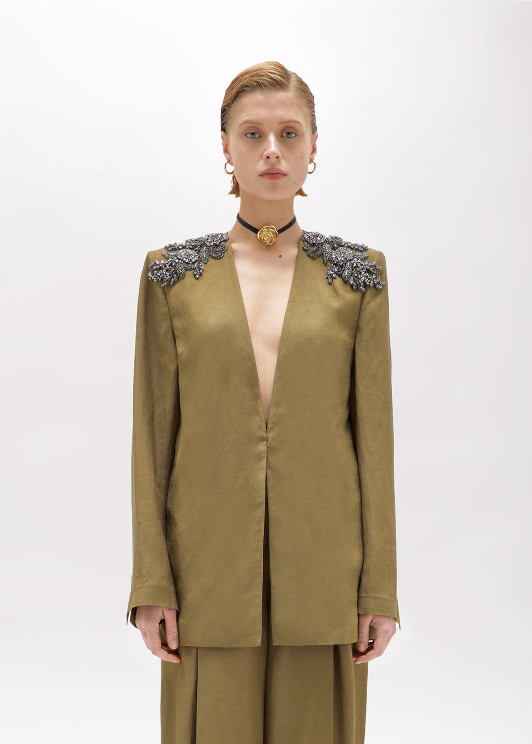 Blazer Oversized de Linho Linen Oversized