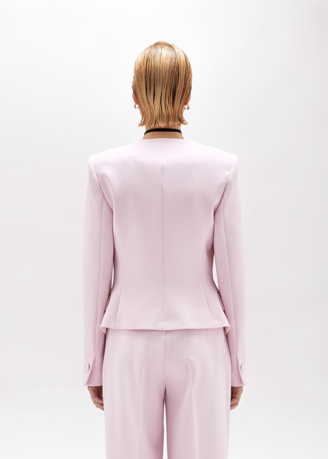 Crêpe Jacket With Top