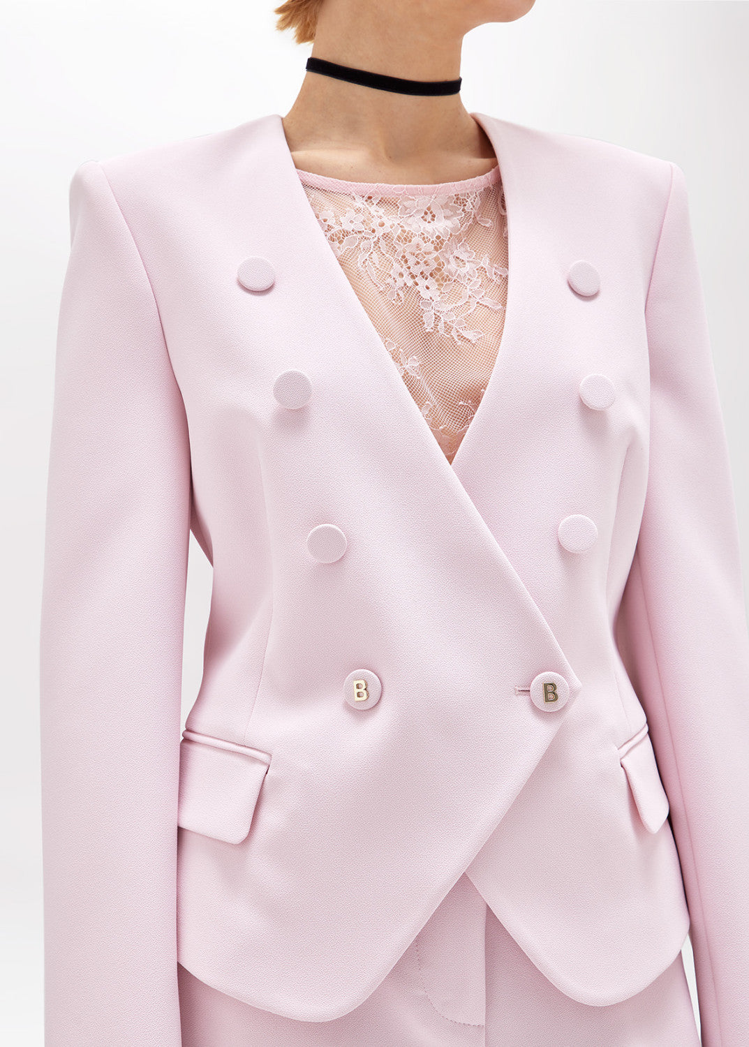 Crêpe Jacket With Top
