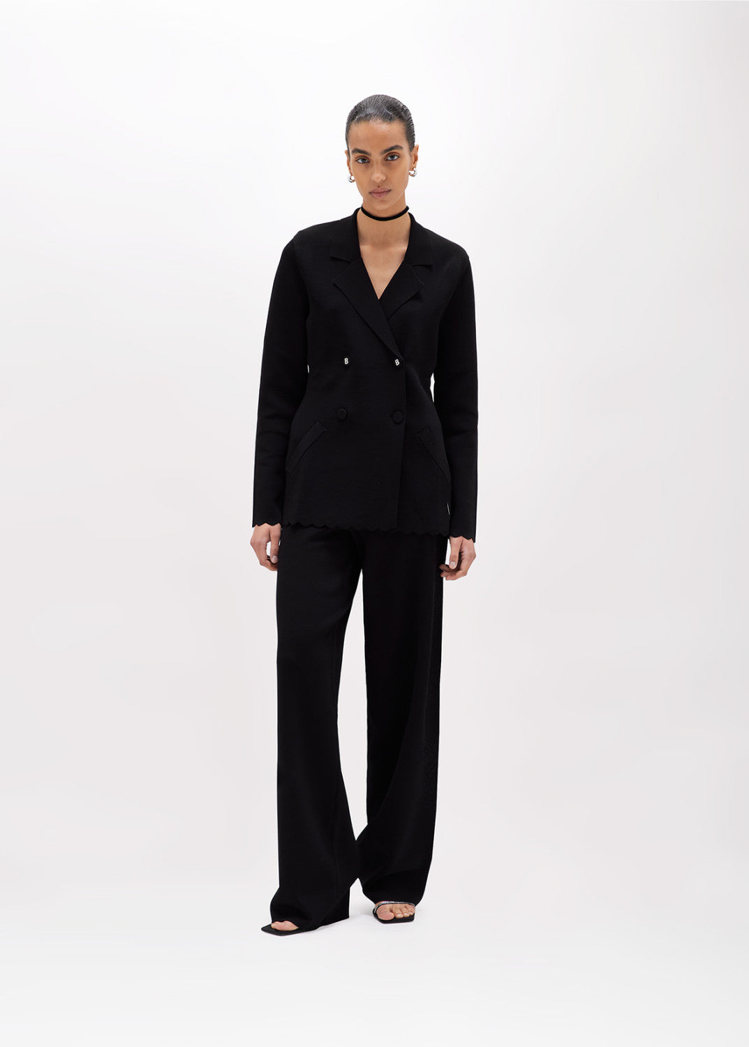 Jacquard Rose Knit Jacket