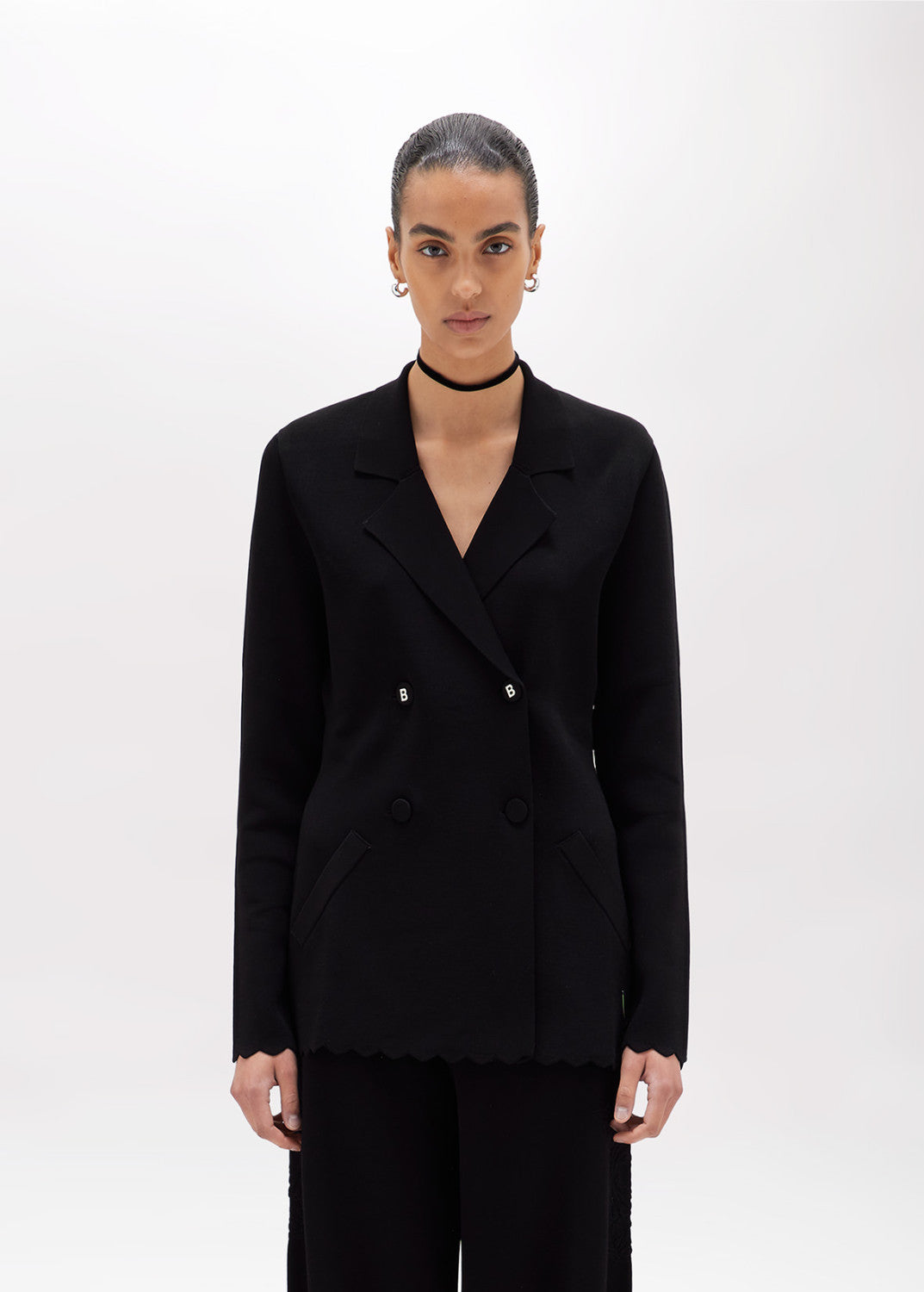 Jacquard Rose Knit Jacket