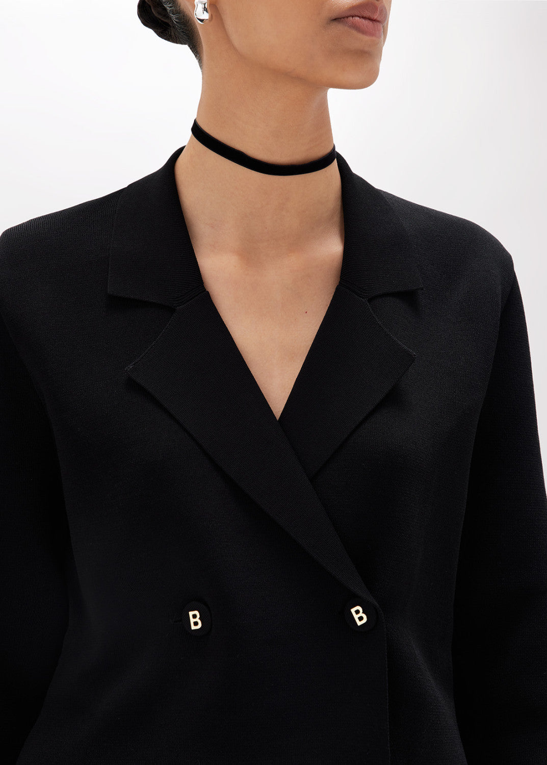 Jacquard Rose Knit Jacket