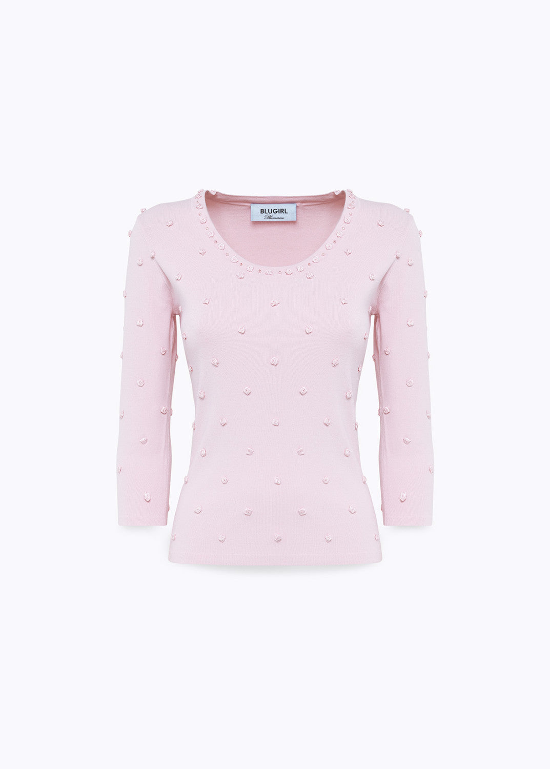 SWEATER WITH ROSE